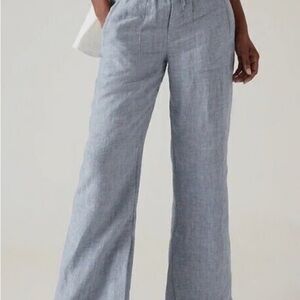 Athleta Women's Wide Leg Light Gray Pants